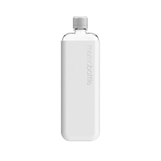 Memobottle™ Slim Transparent Bundle 450ml, Cool Grey