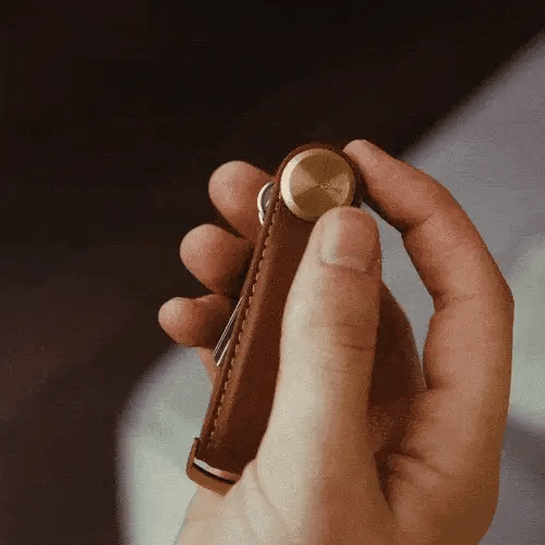 Orbitkey Key Organiser Pro Leather, Obsidian