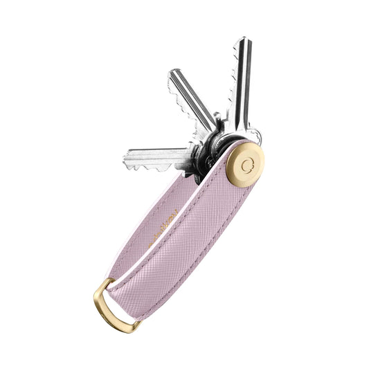Orbitkey Saffiano Leather Key Organiser, Lilac