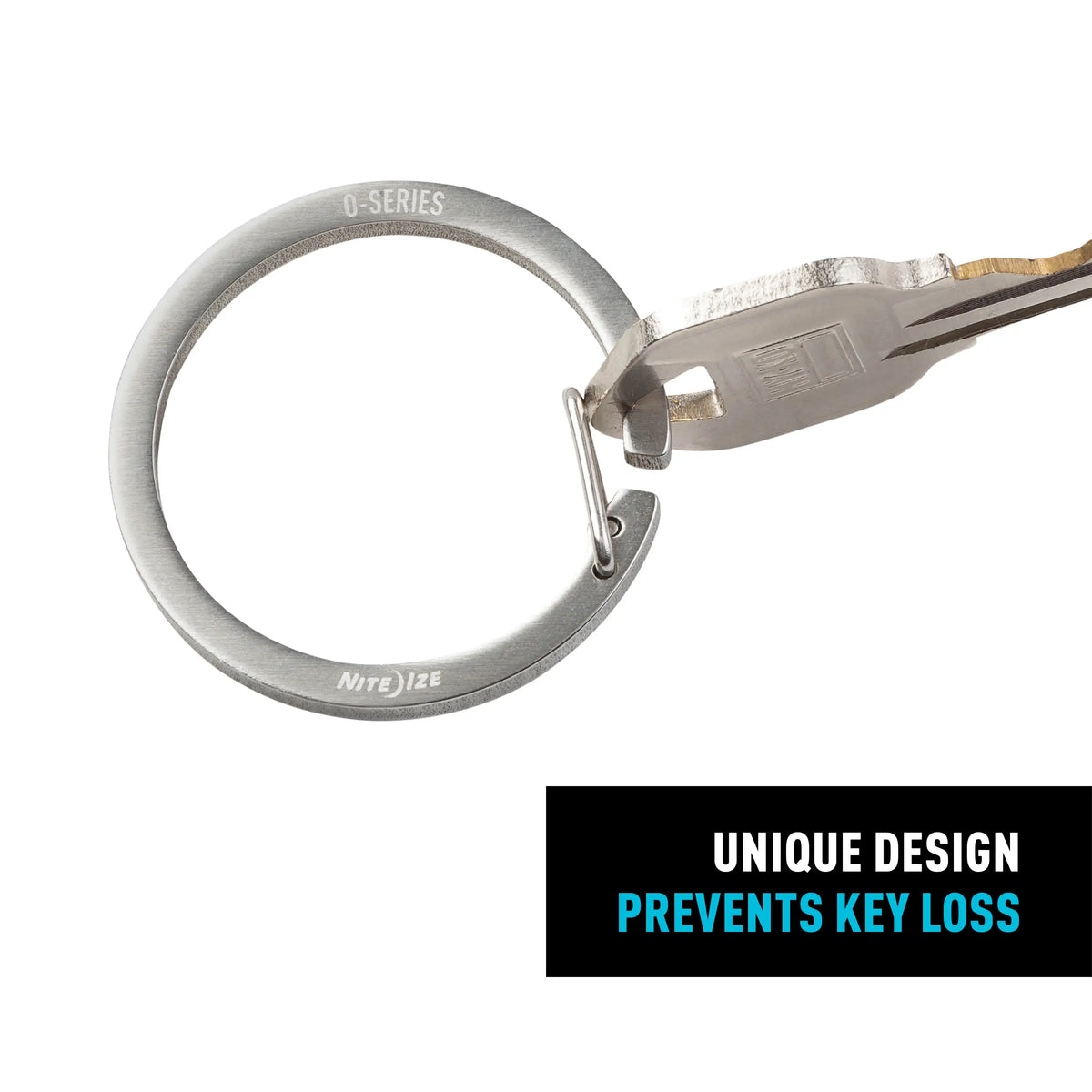Nite Ize O-Series® Gated Key Ring 2 Pack