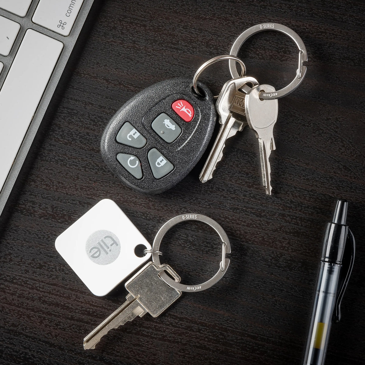 Nite Ize O-Series® Gated Key Ring 2 Pack