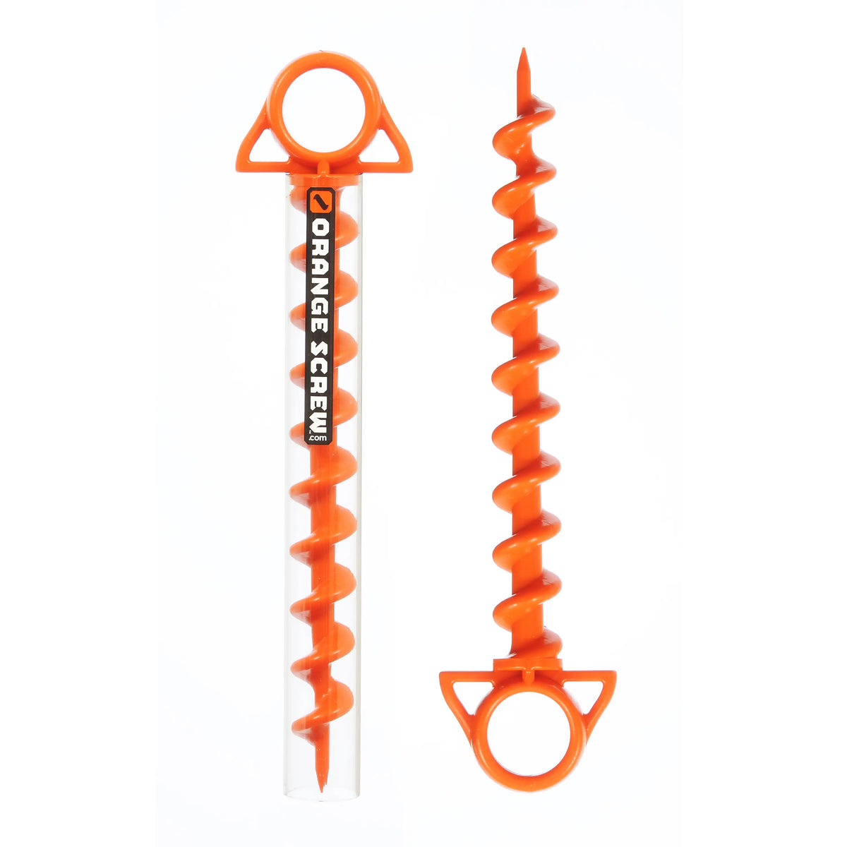 Nite Ize Orange Screw® Ultimate Ground Anchor 2 Pack, Large