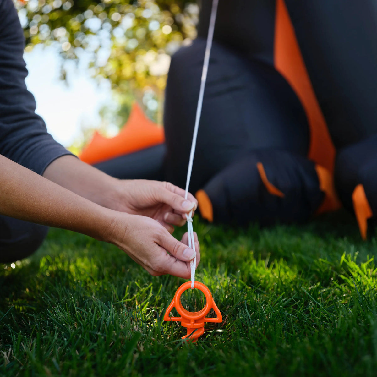 Nite Ize Orange Screw® Ultimate Ground Anchor 2 Pack, Large