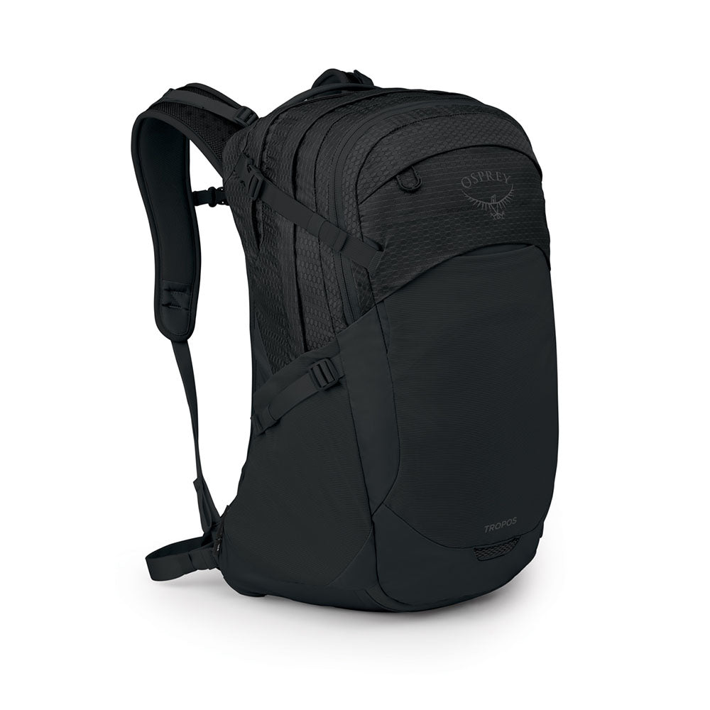 Osprey Tropos 32 Backpack i Black, sett skrått forfra