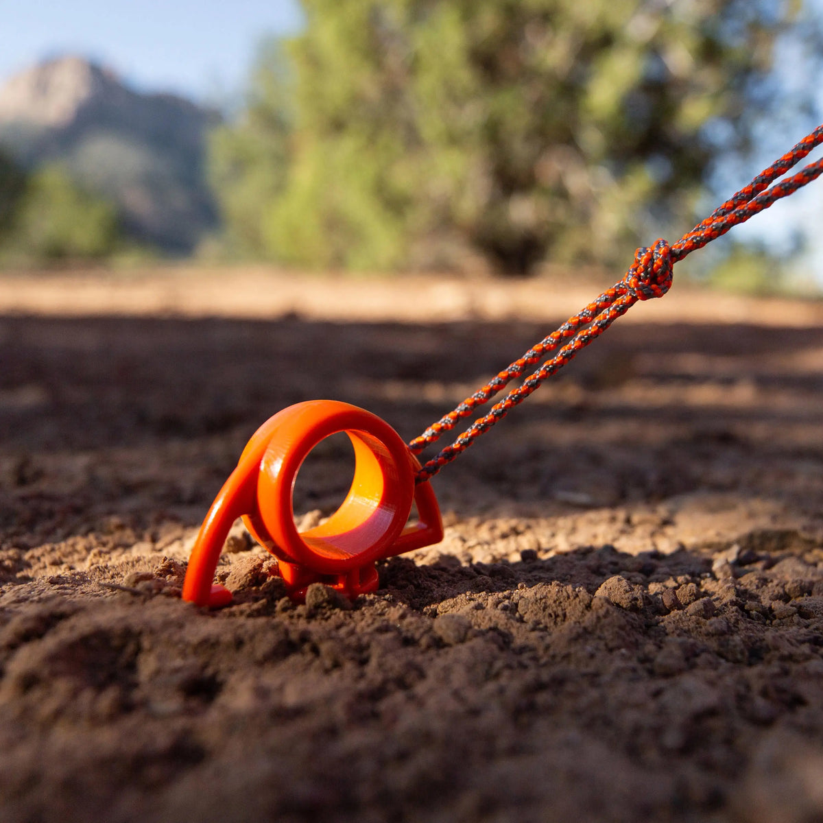 Nite Ize Orange Screw® Ultimate Ground Anchor 4 Pack, Small