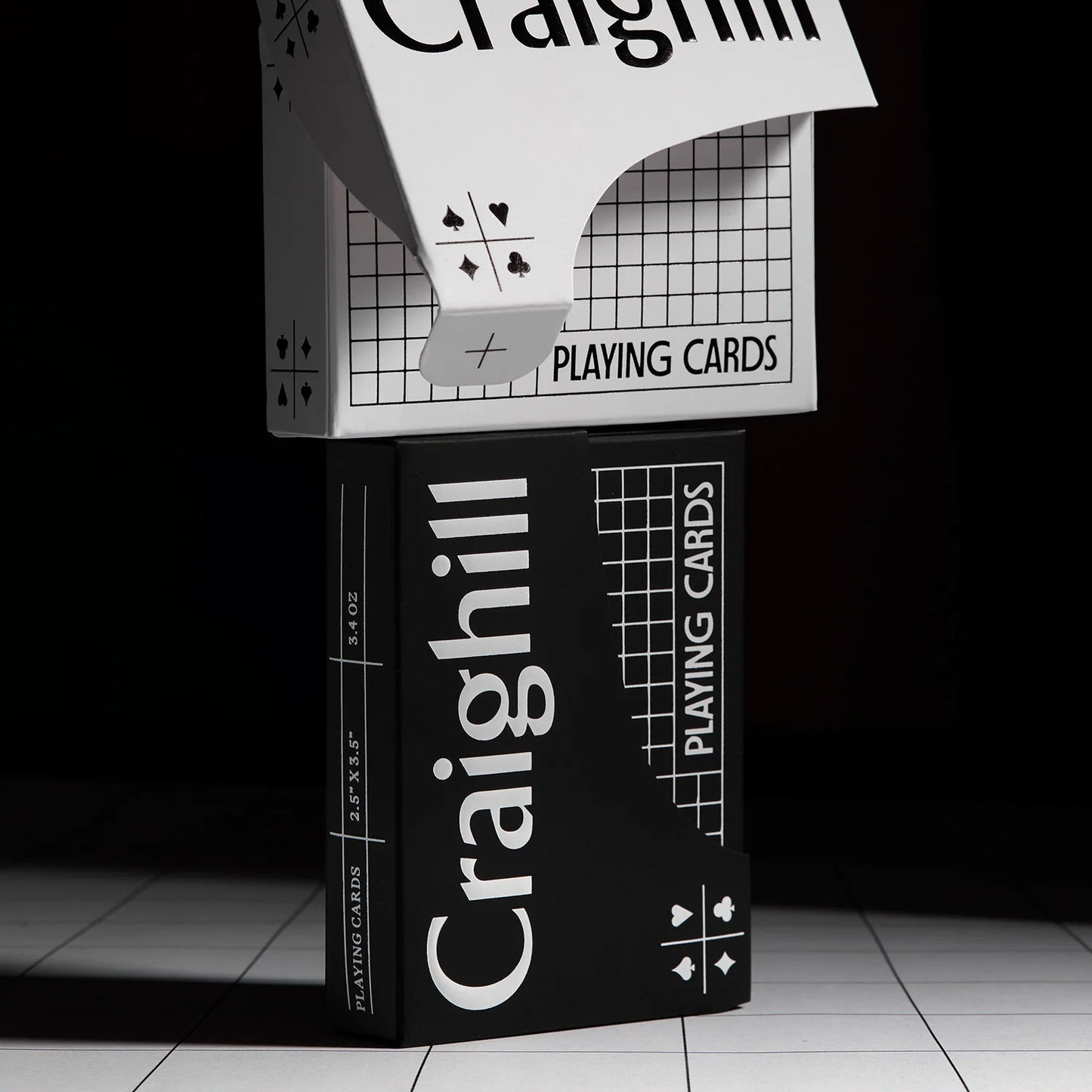 Craighill Playing Cards, Black