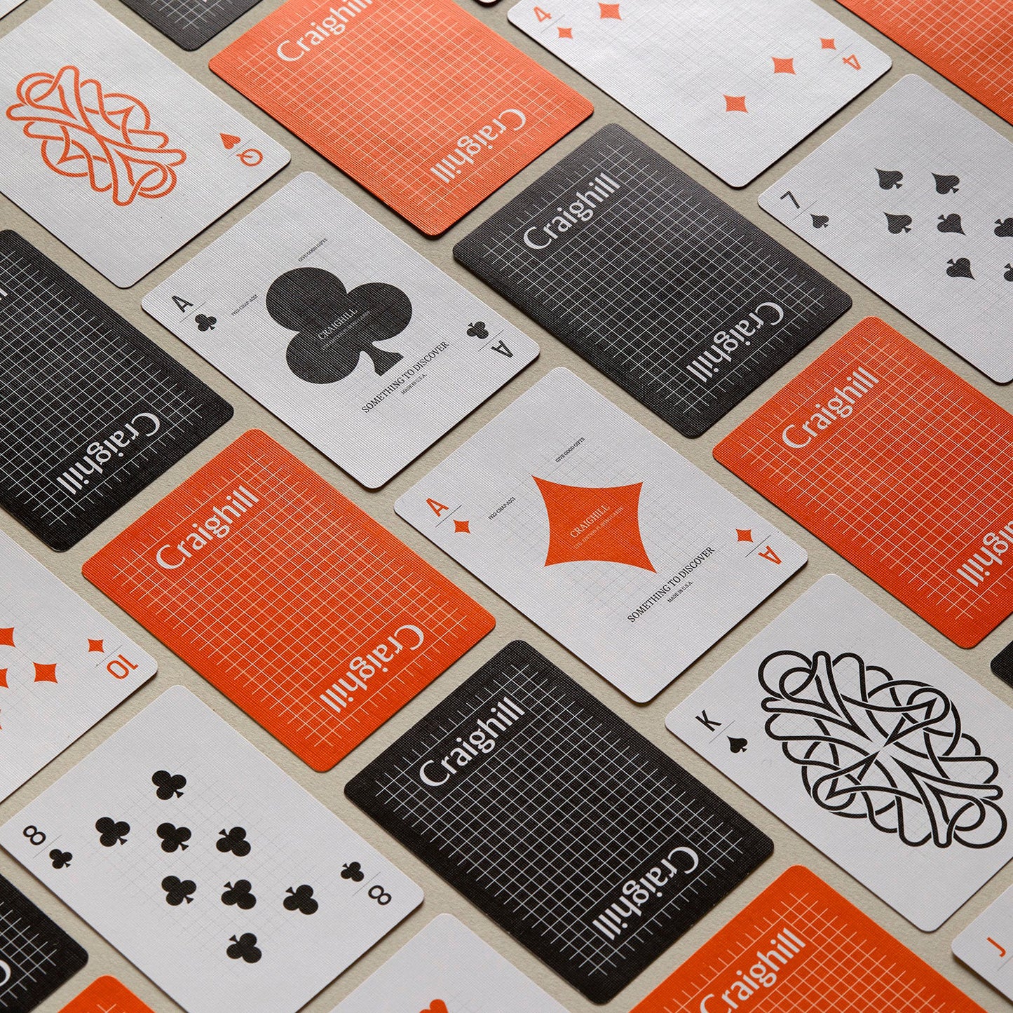 Craighill Playing Cards, Orange