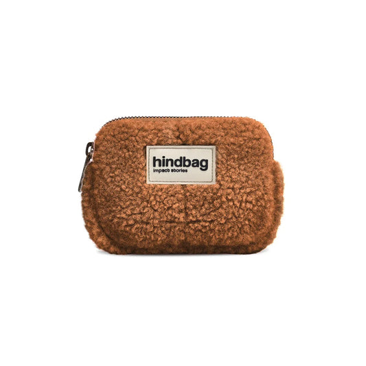 Hindbag Lili Teddy Coin Purse, Brown