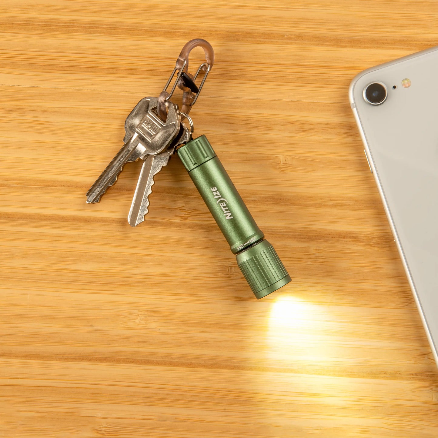 Nite Ize Radiant® 100 Keychain Flashlight, Olive