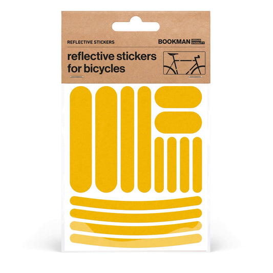 Bookman Urban Visibility Reflective Stickers Strips, Yellow