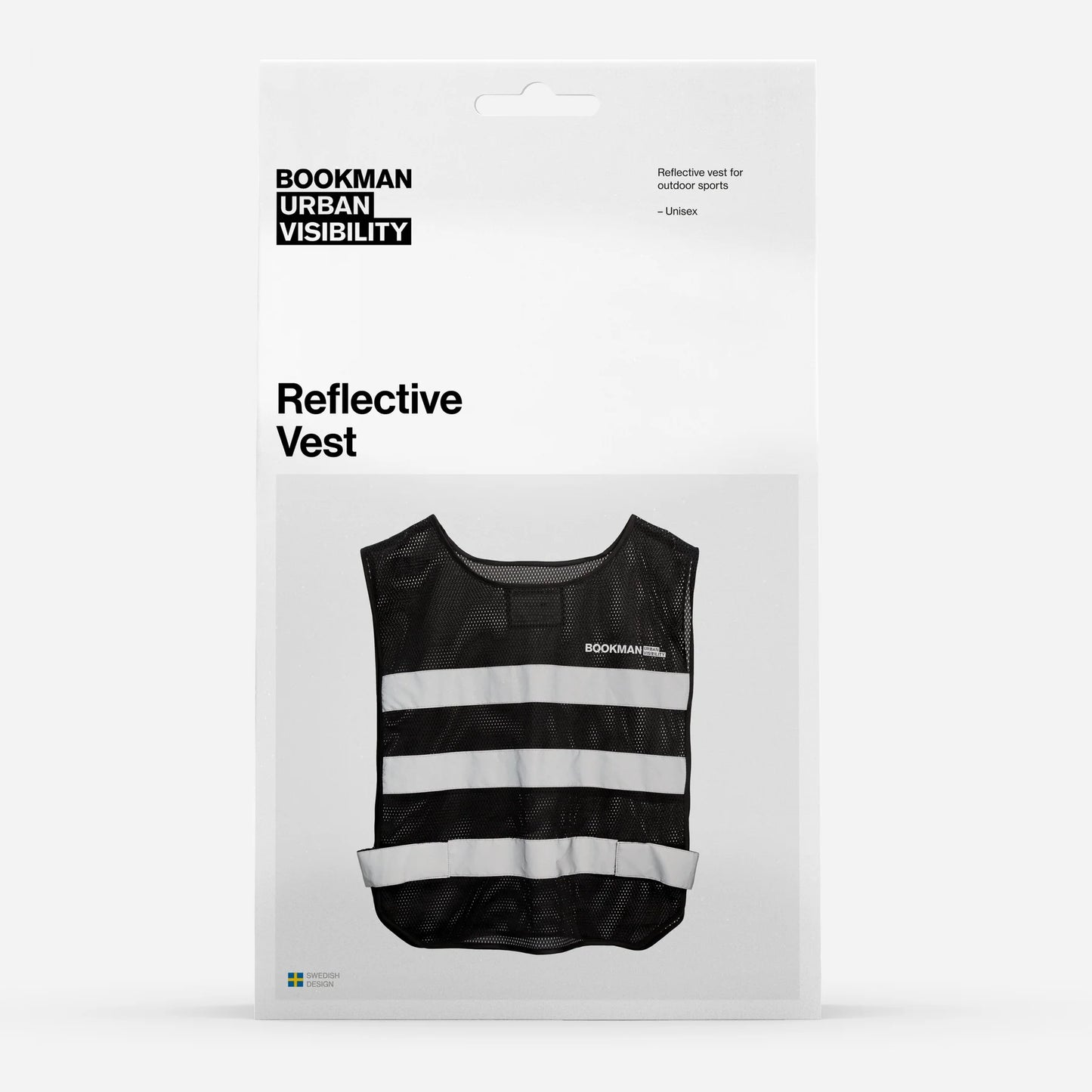 Bookman Urban Visibility Reflective Vest XL/XXL, Black