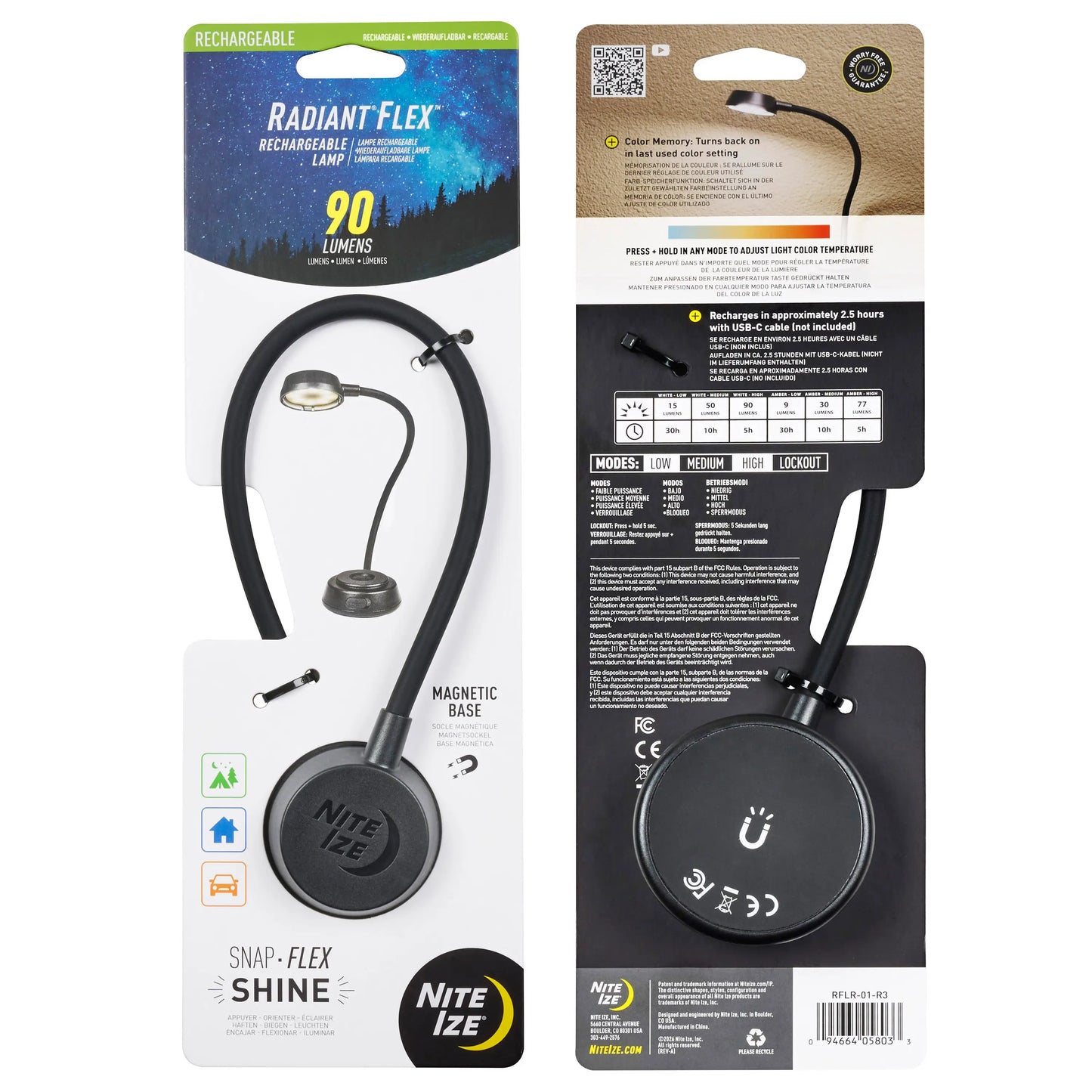 Nite Ize Radiant™ Flex™ Rechargeable Lamp