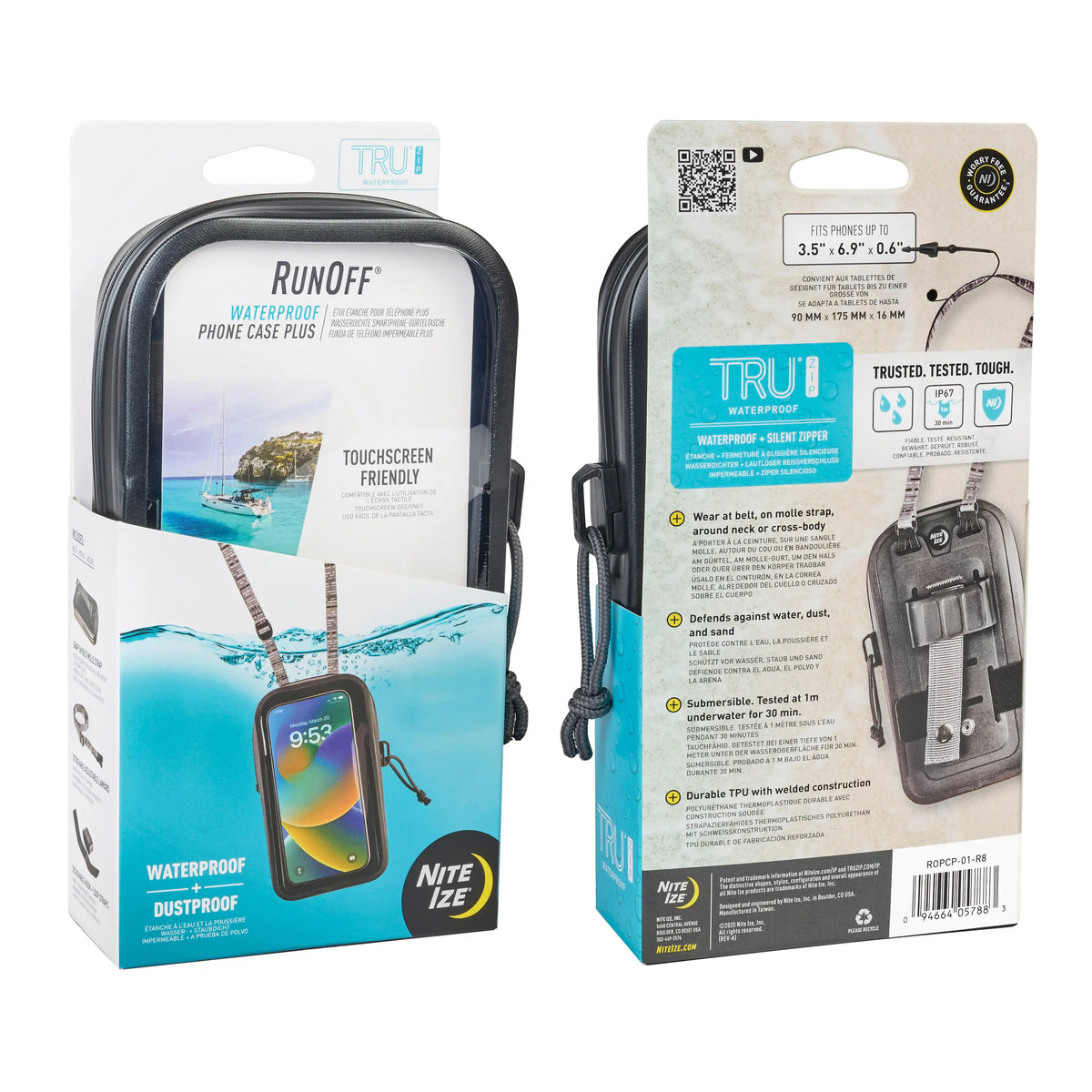 Nite Ize RunOff® Waterproof Phone Case, Plus