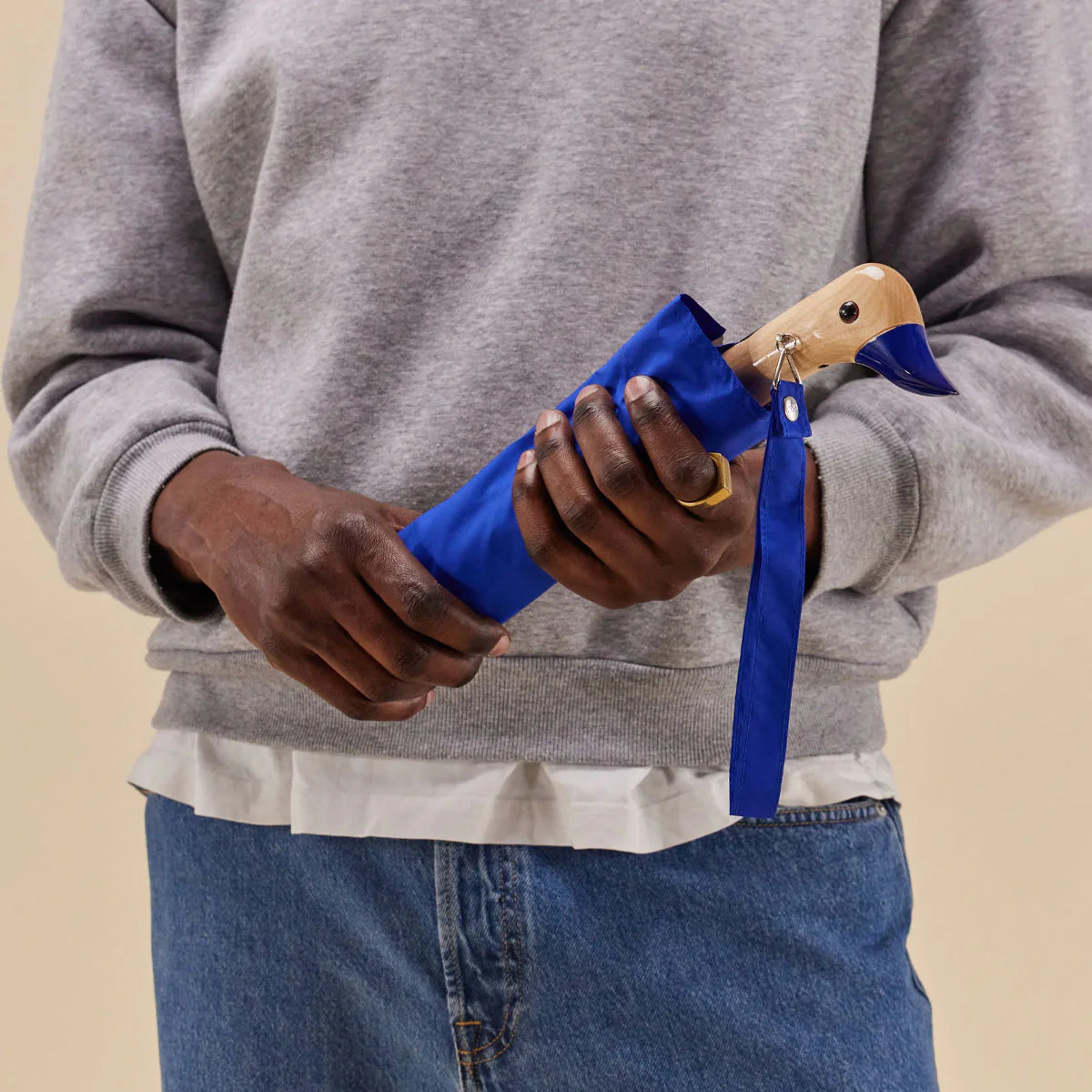 Original Duckhead Compact Umbrella, Royal Blue