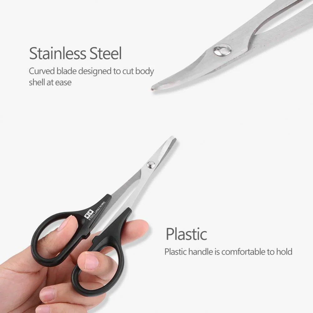CountyComm Hobbyist Curved Scissors by Tamiya
