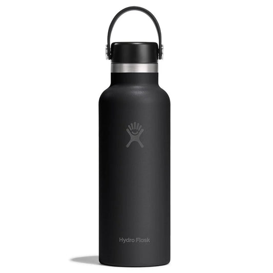 Hydro Flask Standard Mouth with Flex Cap 18 oz (511 ml), Tonal Black