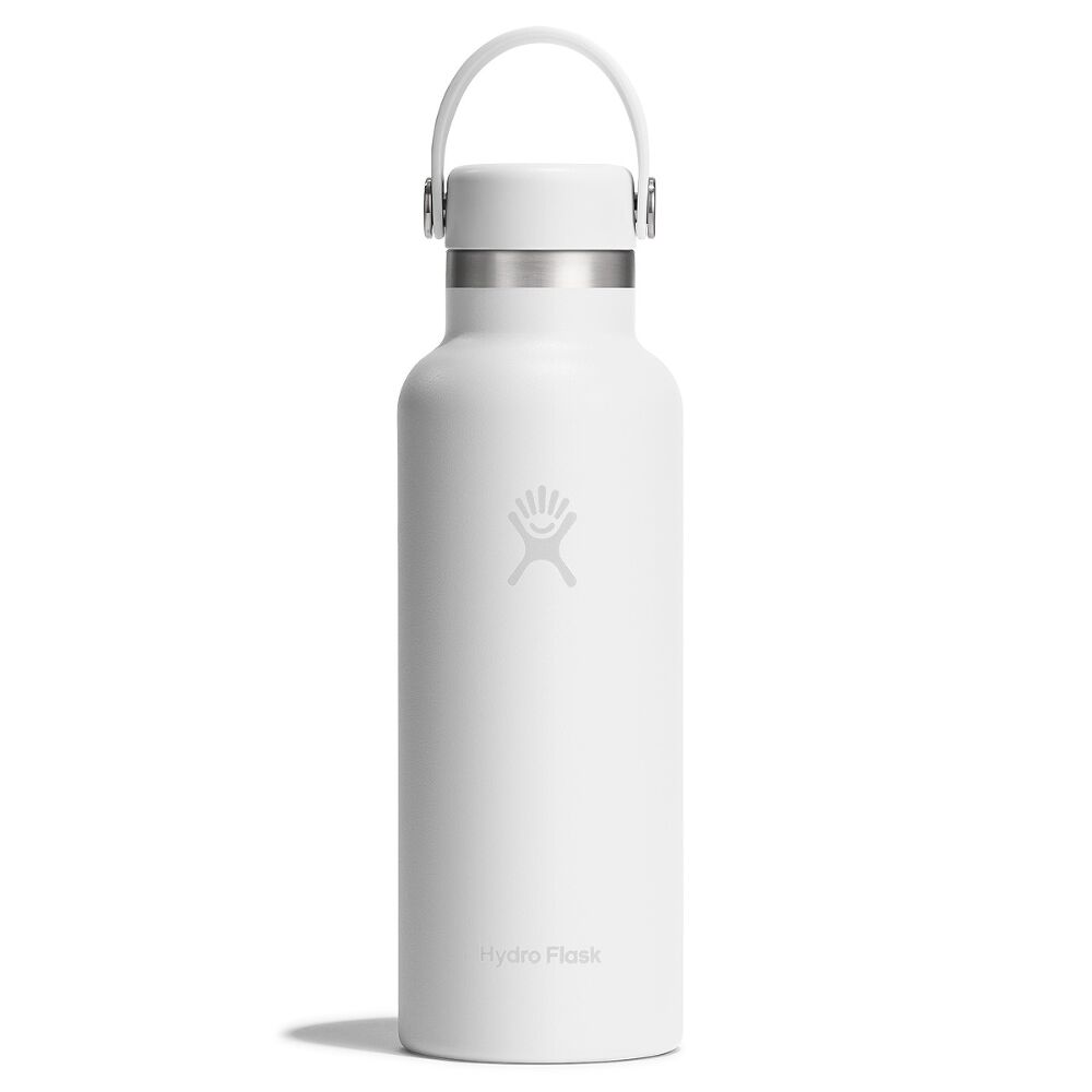 Hydro Flask Standard Mouth with Flex Cap 18 oz (511 ml), White