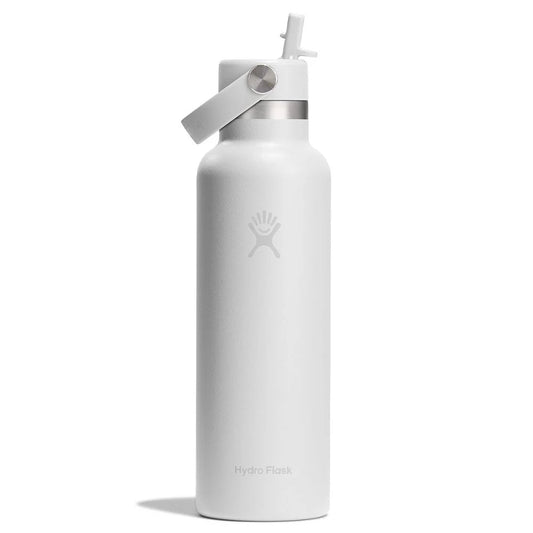Hydro Flask Standard Mouth Flex Straw Cap 21oz, Tonal White