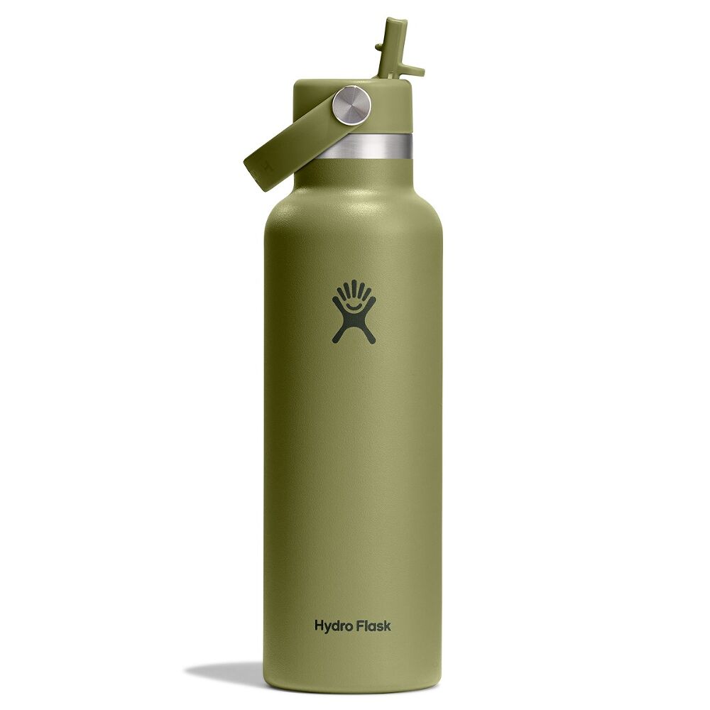 Hydro Flask Standard Mouth Flex Straw Cap 21oz, Palmer Green