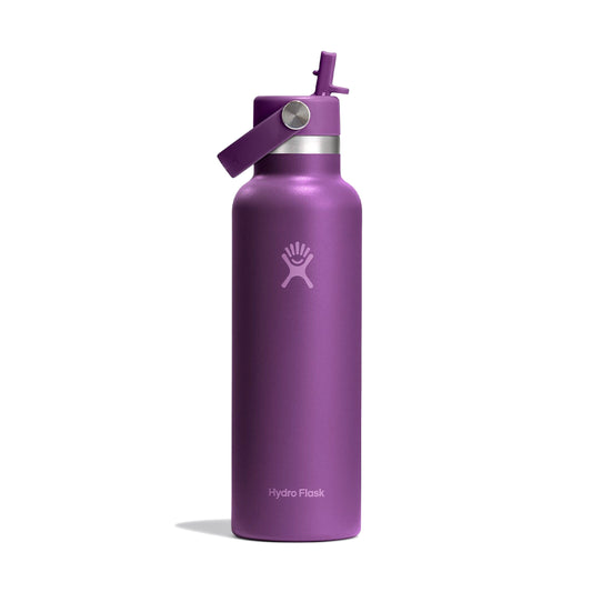 Hydro Flask Standard Mouth Flex Straw Cap 21oz, Beachplum Purple