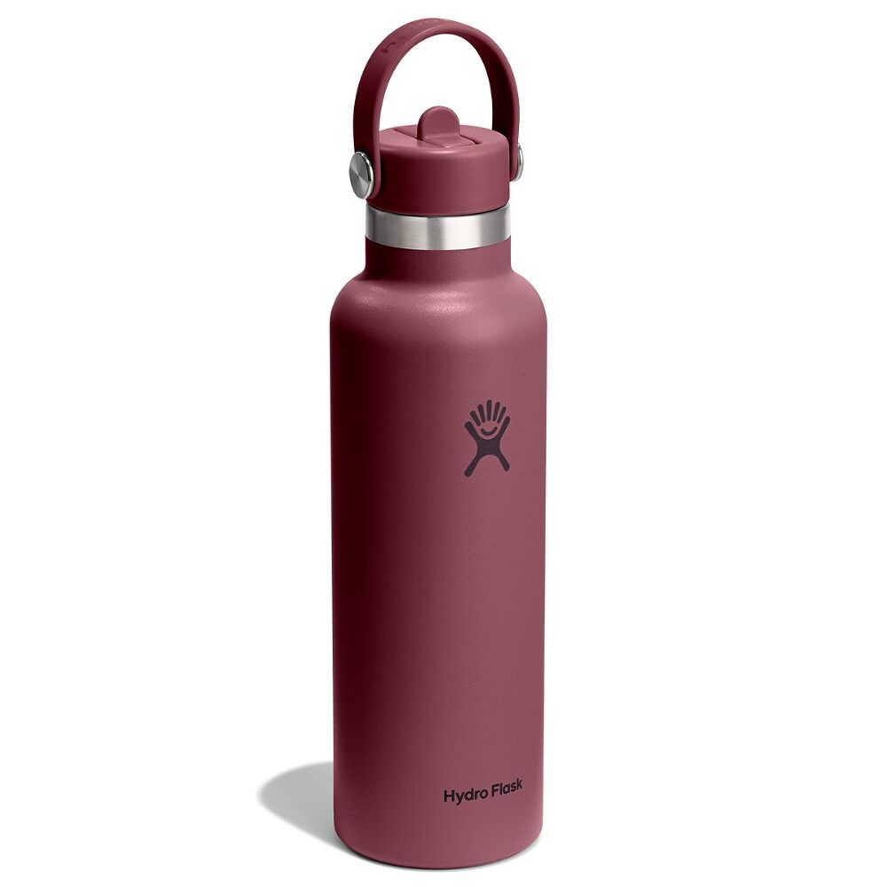 Hydro Flask Standard Mouth Flex Straw Cap 21oz, Burgundy