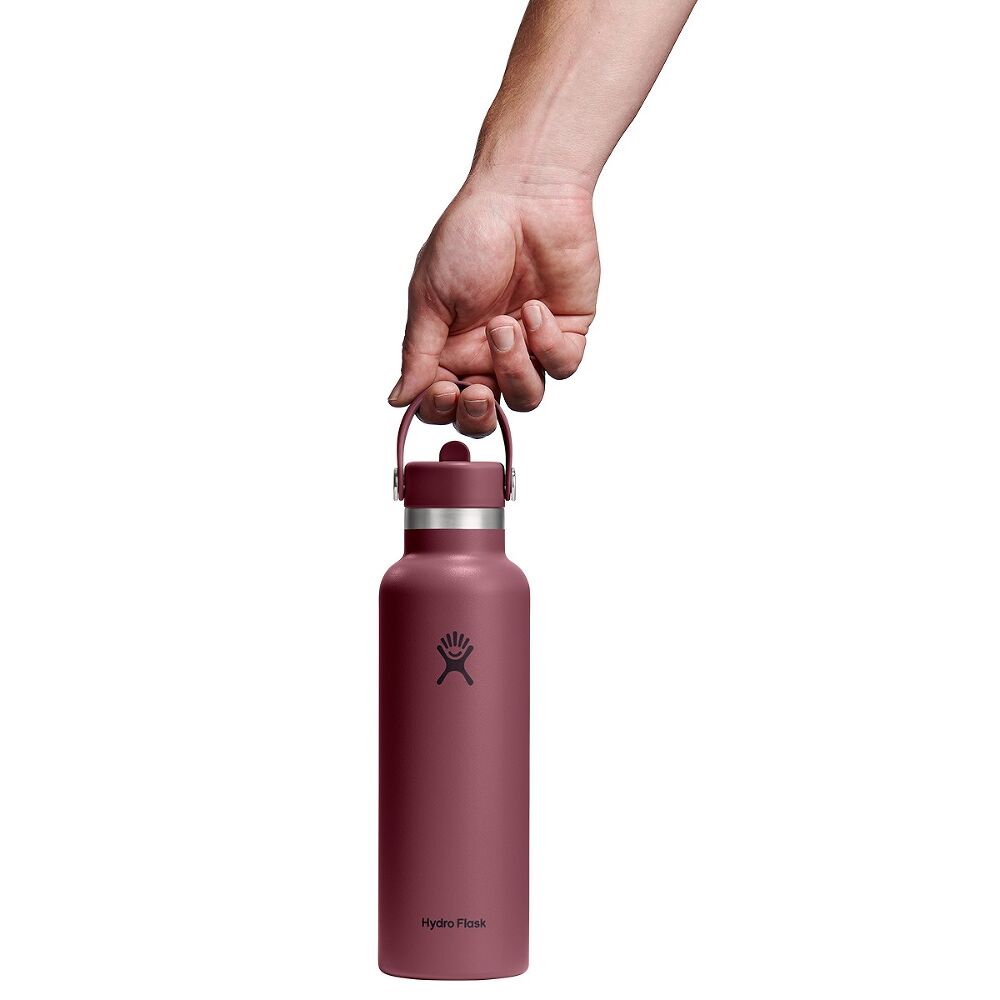 Hydro Flask Standard Mouth Flex Straw Cap 21oz, Burgundy
