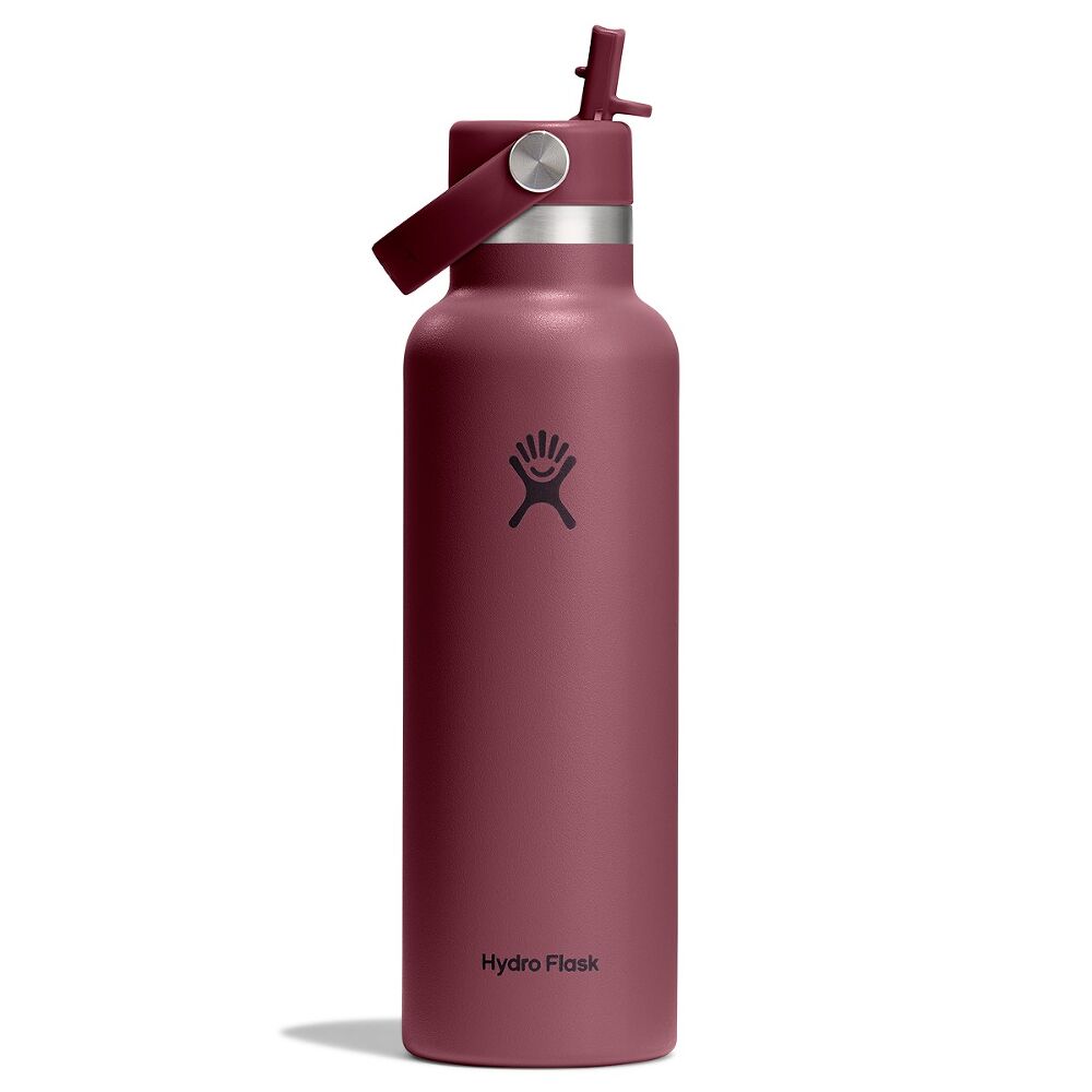 Hydro Flask Standard Mouth Flex Straw Cap 21oz, Burgundy