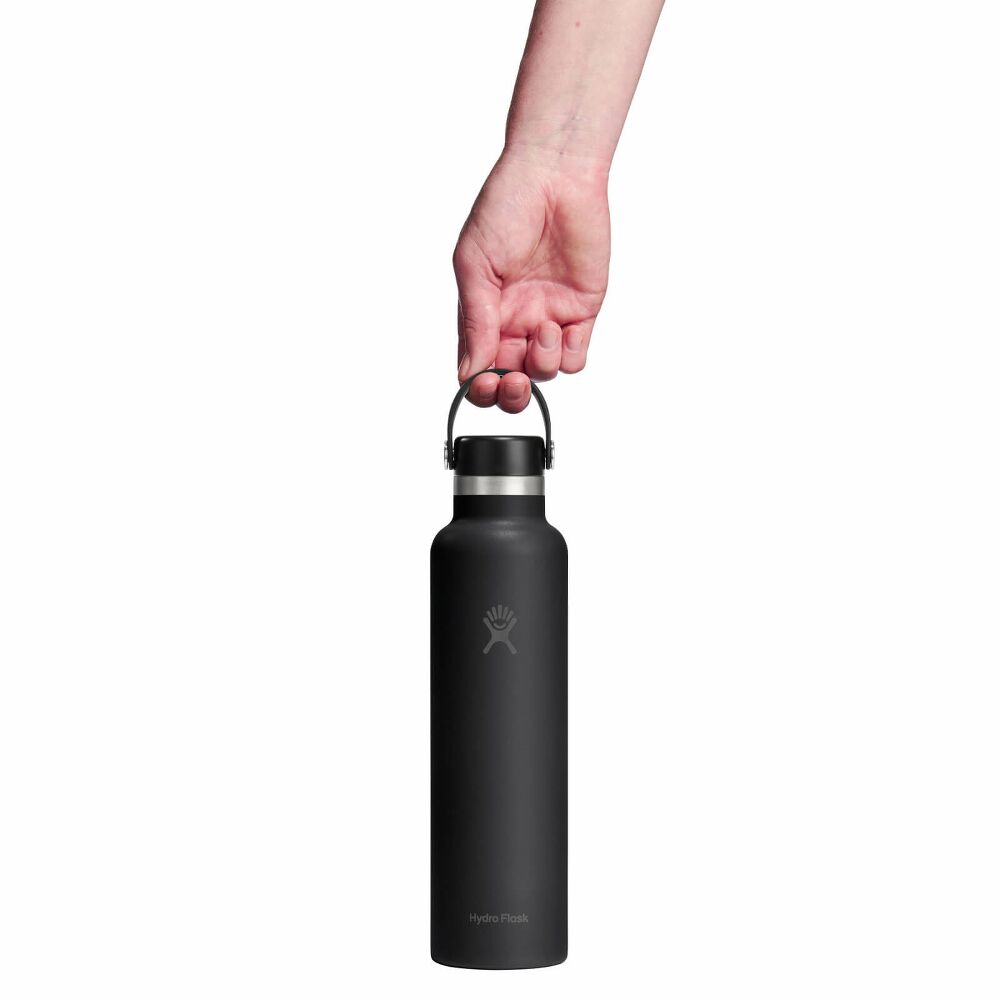 Hydro Flask Standard Mouth Flex Cap 24oz, Tonal Black