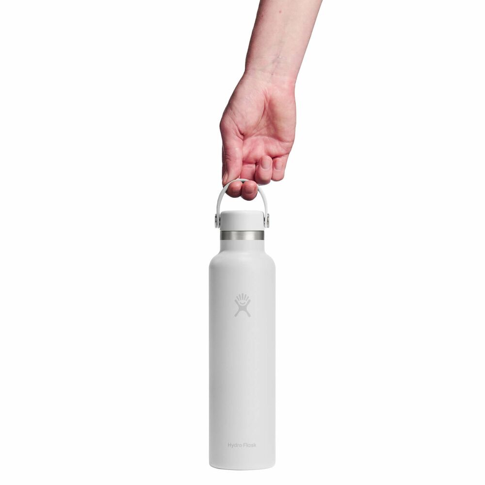 Hydro Flask Standard Mouth Flex Cap 24oz, Tonal White