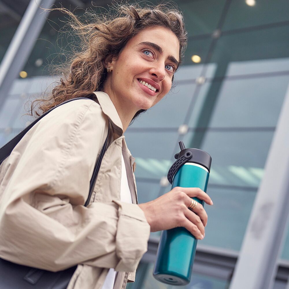 Hydro Flask Lightweight Flex Straw Bottle 24 oz (710 ml), Emerald Green