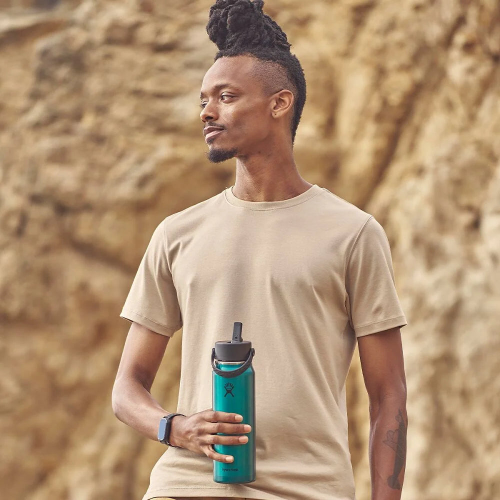 Hydro Flask Lightweight Flex Straw Bottle 32 oz (946 ml), Emerald Green