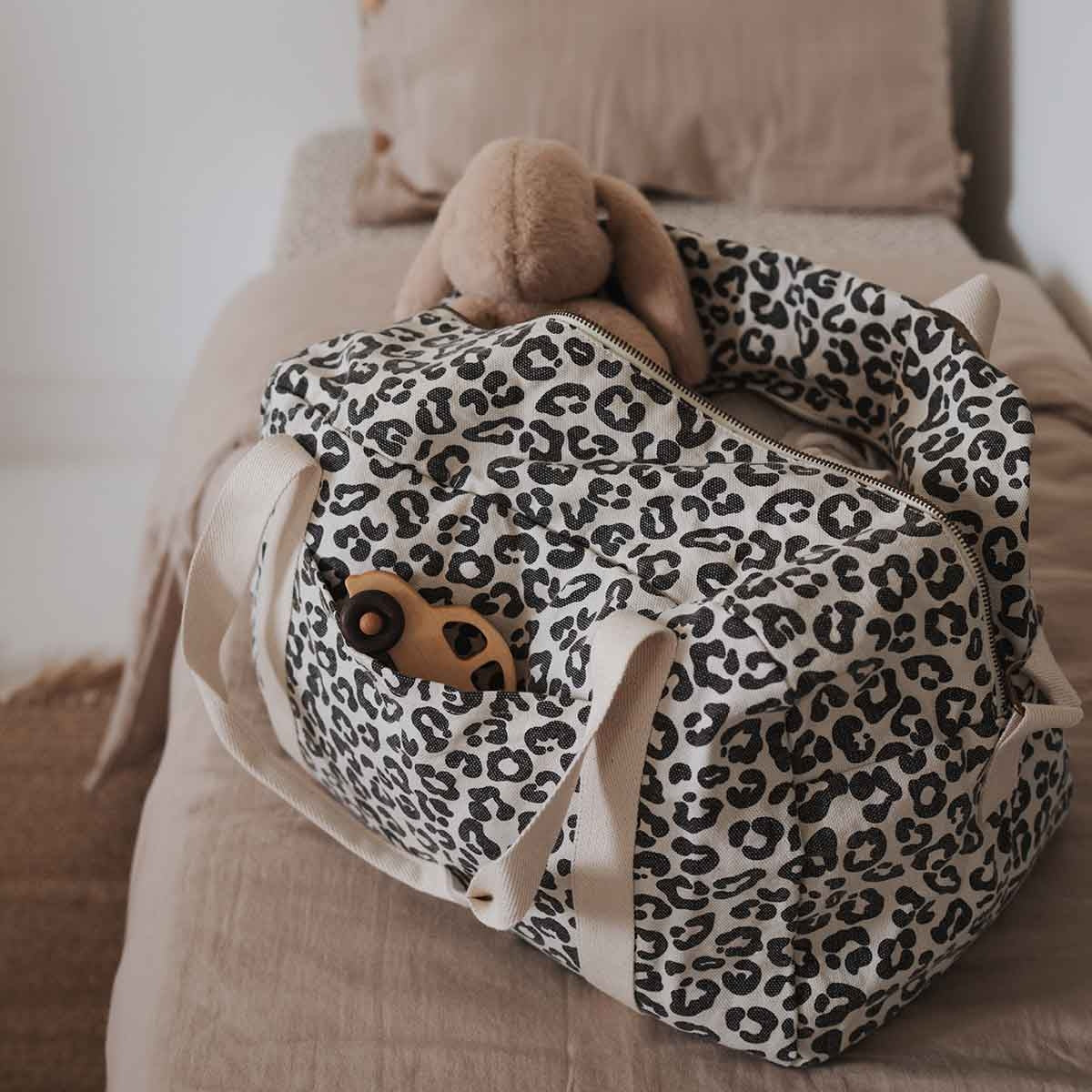Rose in April Raphael Weekend / Diaper bag Graou, Greige