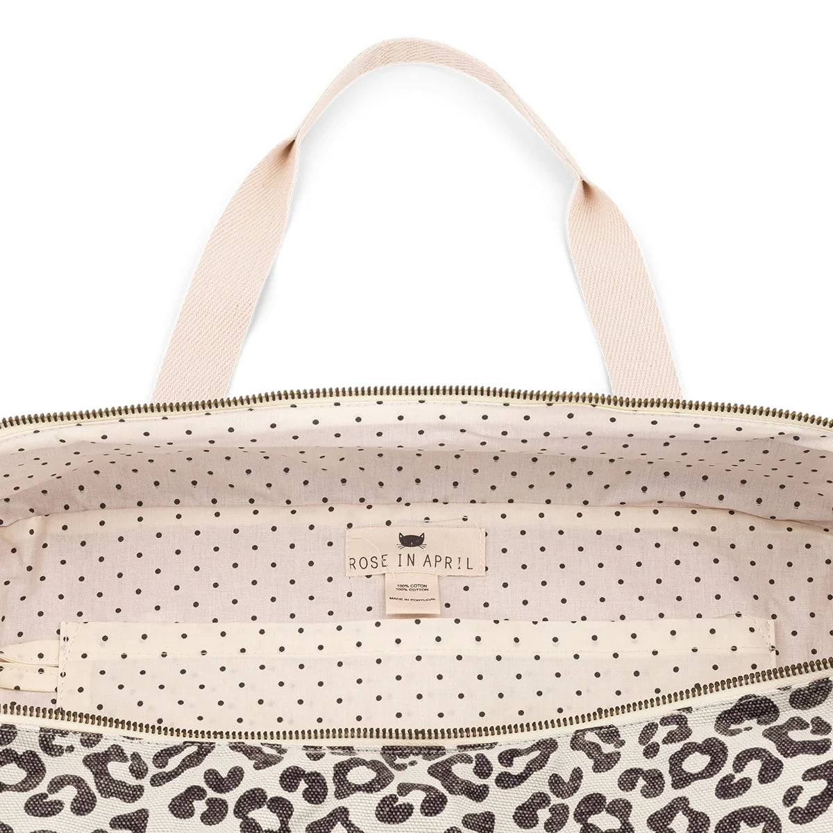 Rose in April Raphael Weekend / Diaper bag Graou, Greige