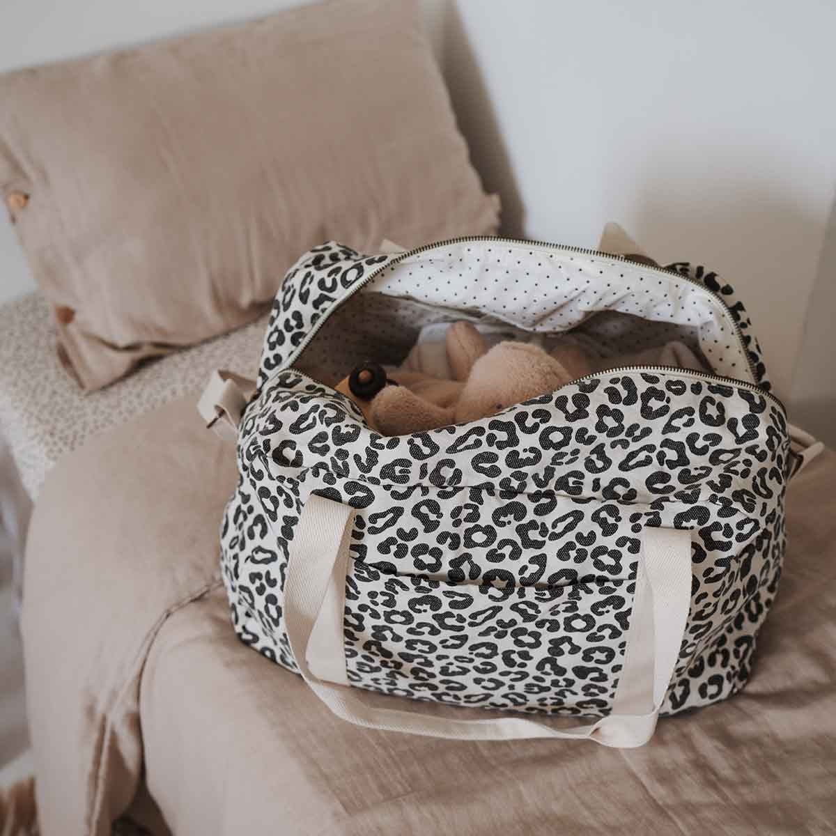 Rose in April Raphael Weekend / Diaper bag Graou, Greige