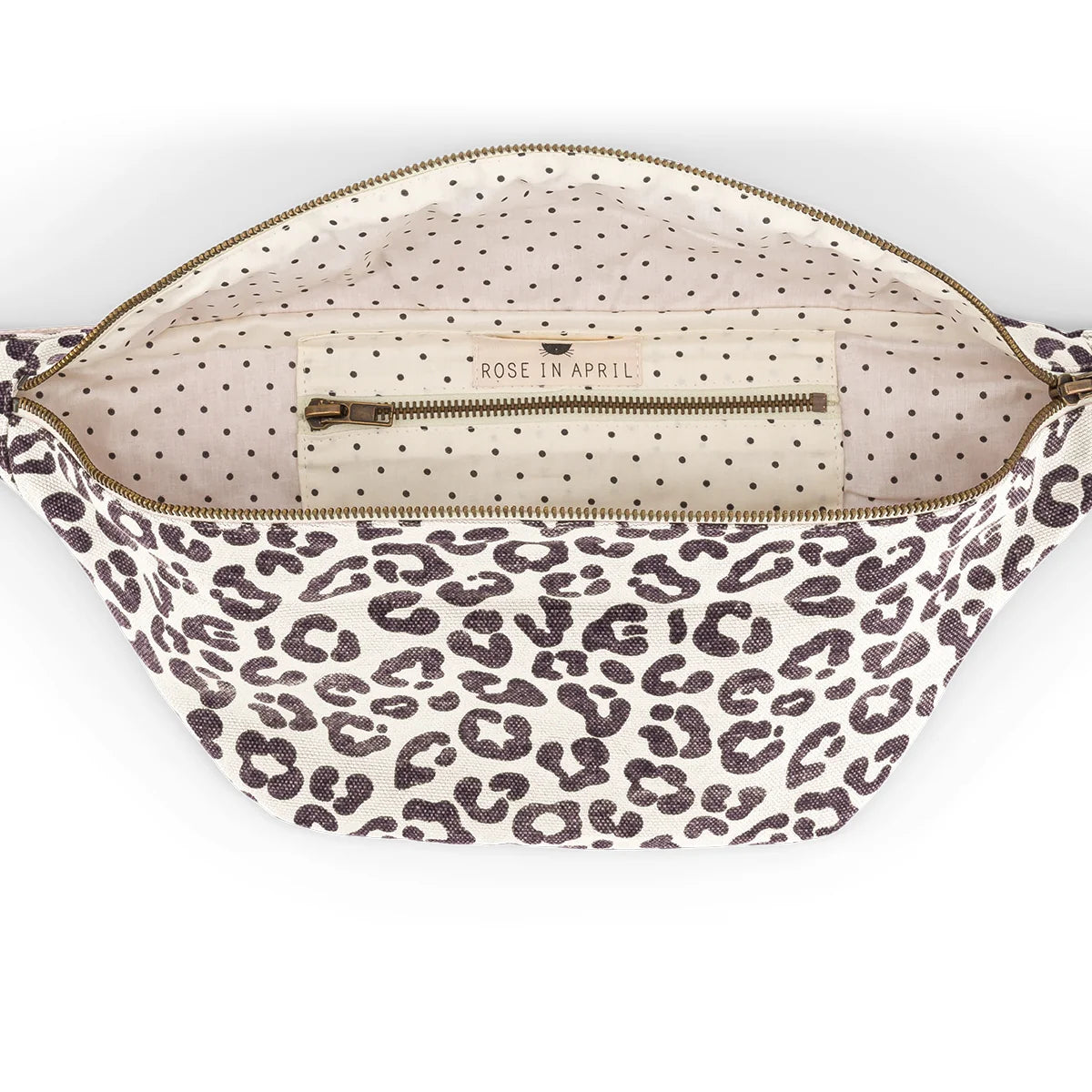 Rose in April Bum Bag Graou, Greige