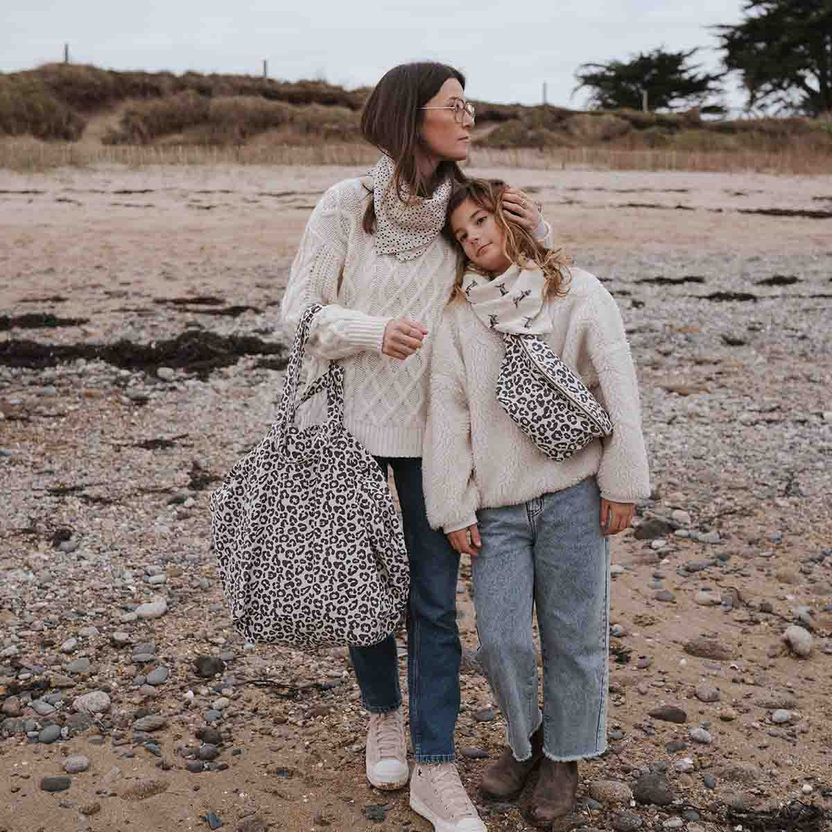 Rose in April Elisa Tote bag Graou, Greige