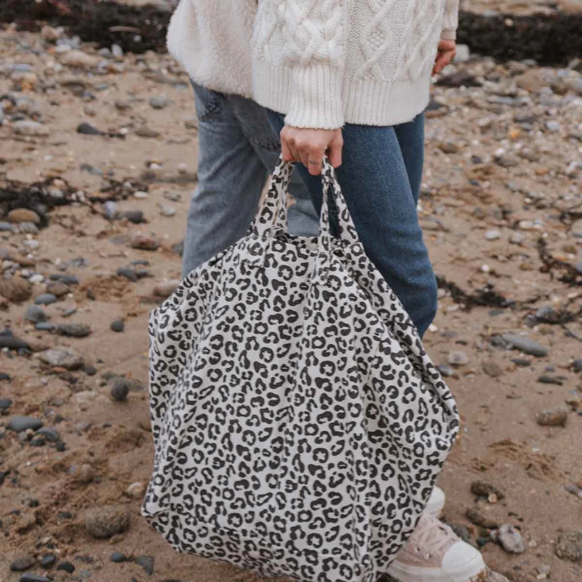 Rose in April Elisa Tote bag Graou, Greige
