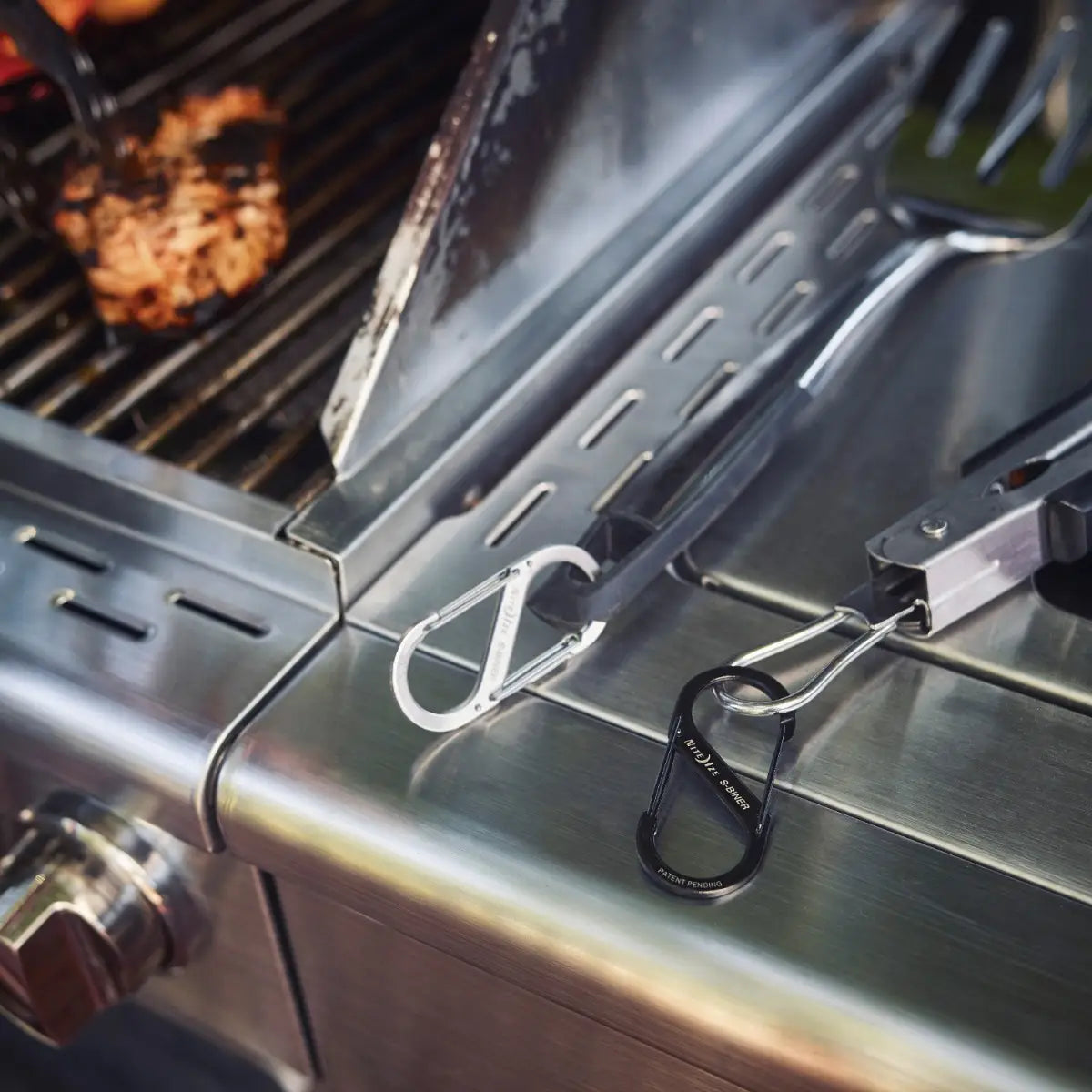 Nite Ize S-Biner® Stainless Steel Dual Carabiner #1 2 pack, Black