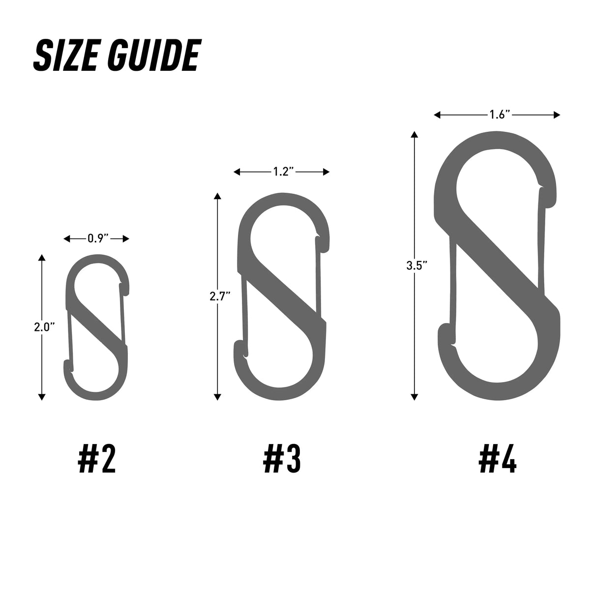 Nite Ize S-Biner® Aluminum Dual Carabiner 3 Pack, Assorted