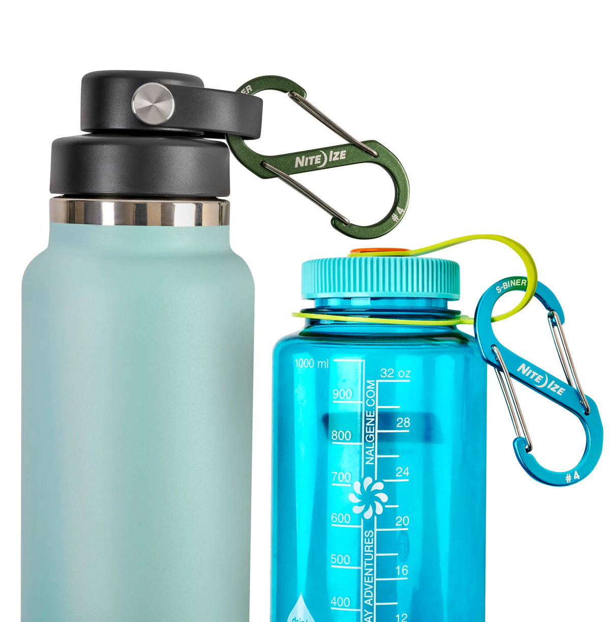 Nite Ize S-Biner® H2O Water Bottle Carabiner 2 Pack