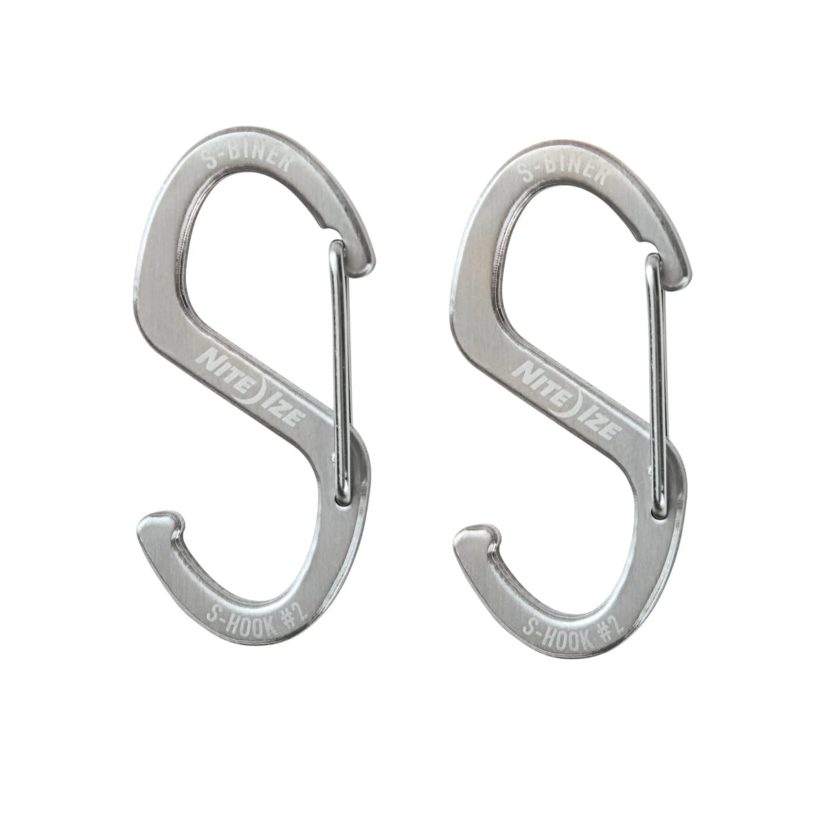 Nite Ize S-Biner® Hook 'N Hold™ S-Hook, Small 2 Pack