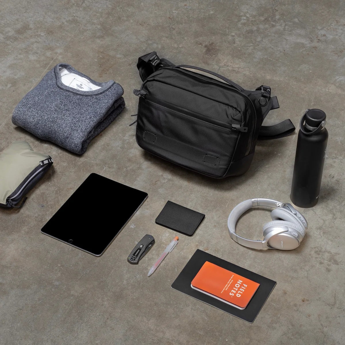 Black Ember Grip Sling 09 Embertex™ Pfas Free 9L, Jet Black