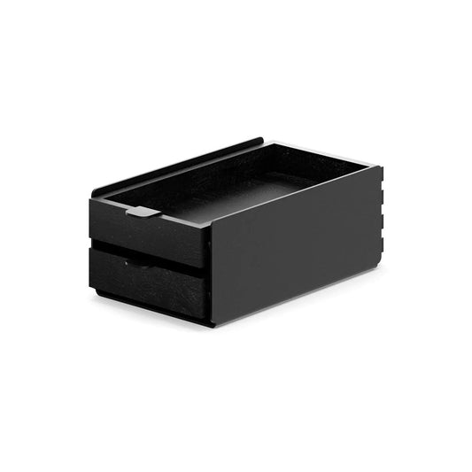 Oakywood Small Modular Dual Drawer, Black