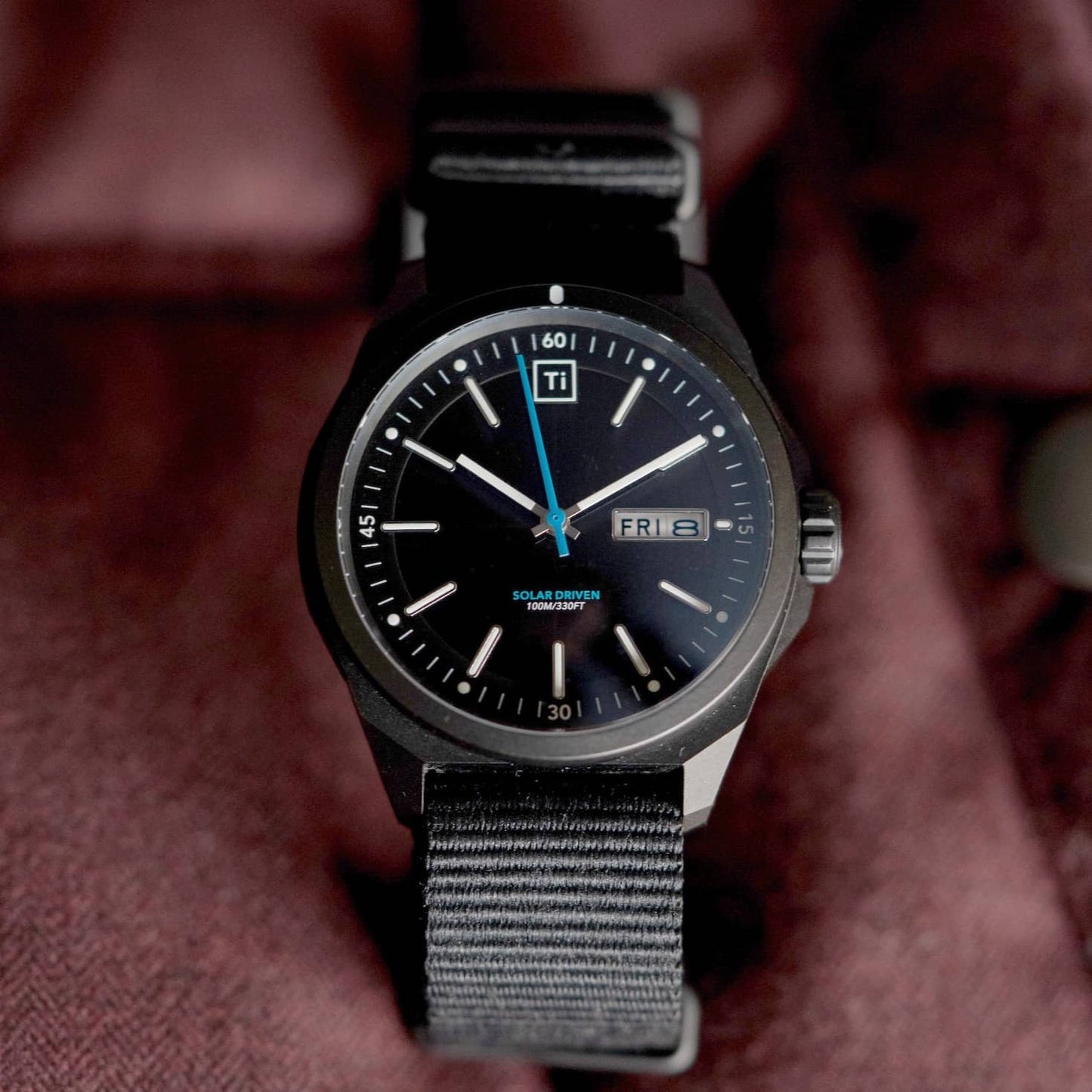 Big i Design Ti Field Watch Solar Driven, Black