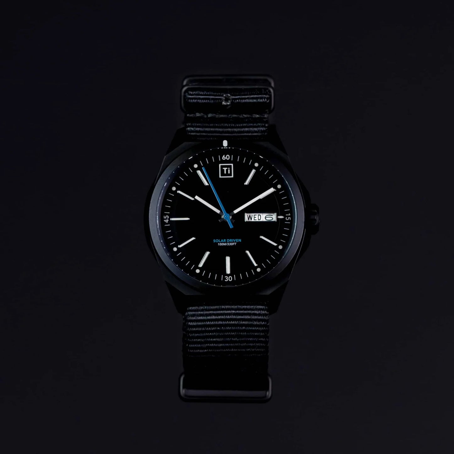 Big i Design Ti Field Watch Solar Driven, Black
