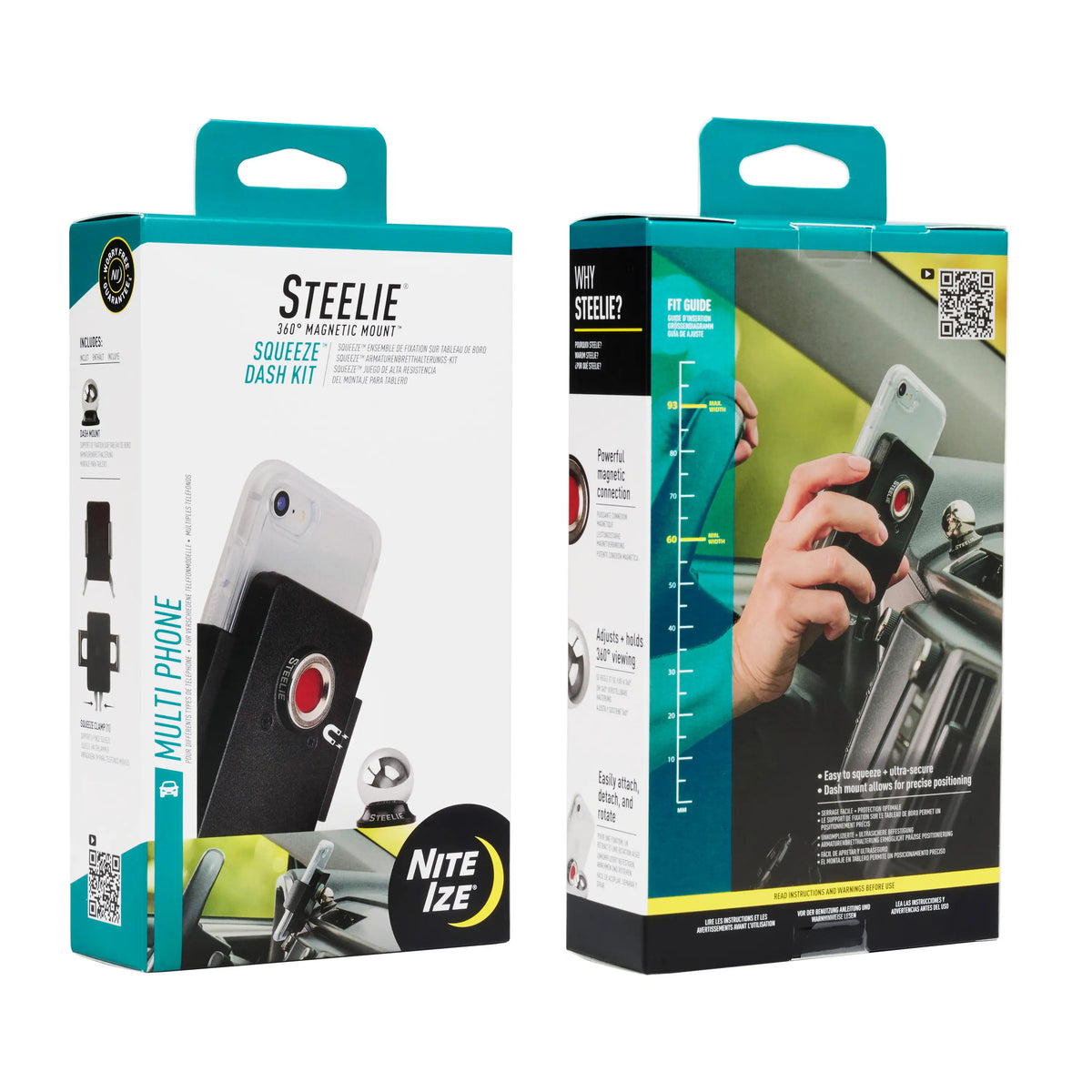 Nite Ize Steelie® Squeeze® Dash Kit