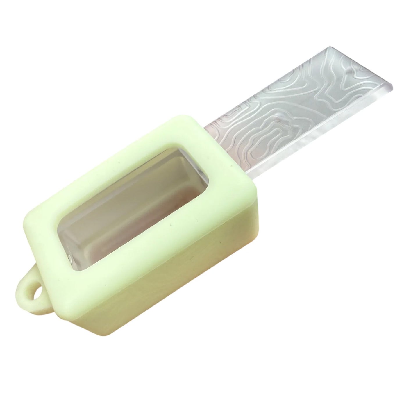 CountyComm Tiny Polycarbonate Pocket Box Gen 3 Topo + Glow Silicone Holder