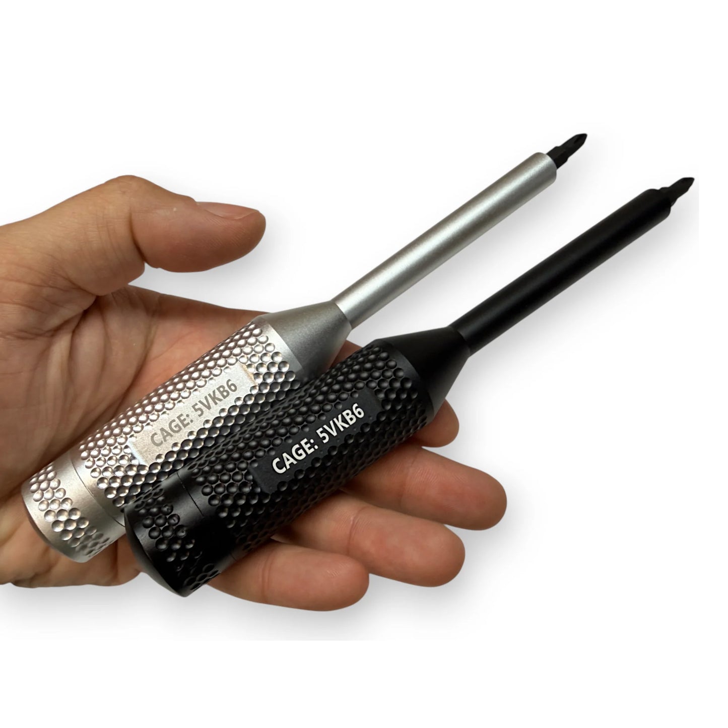 CountyComm TYPE III Anodized Aviation Multi-Bit Screwdriver Gen 2, Matte Black