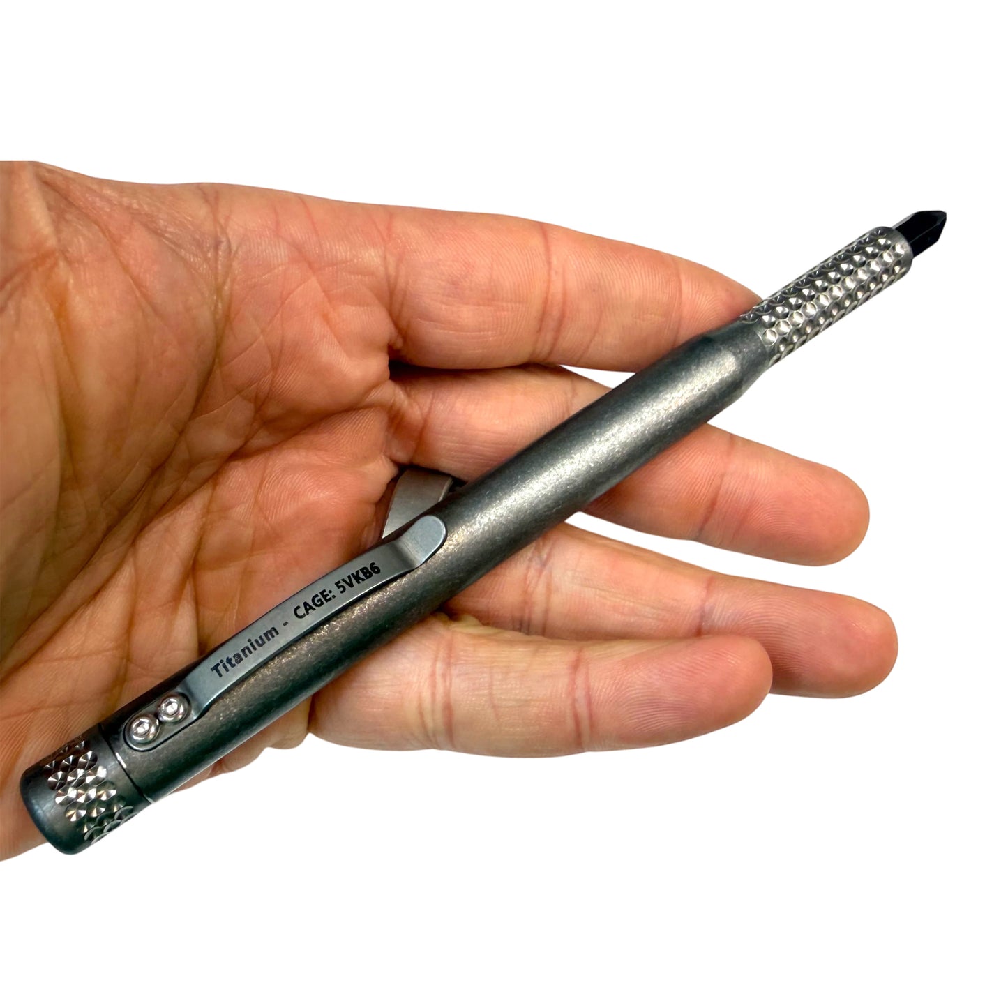 CountyComm XXL Dual Sided - 1/4" Pen Driver Titanium By Maratac®