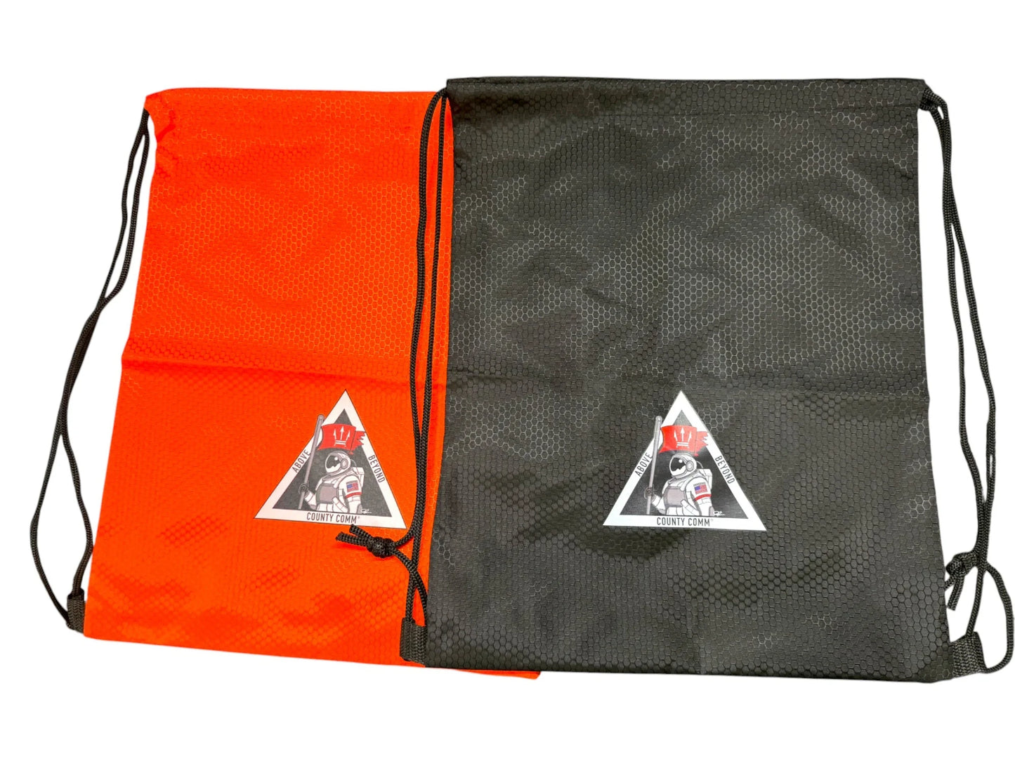 CountyComm Simple - Lightweight Drawstring Bag / Backpack by Maratac®, Black
